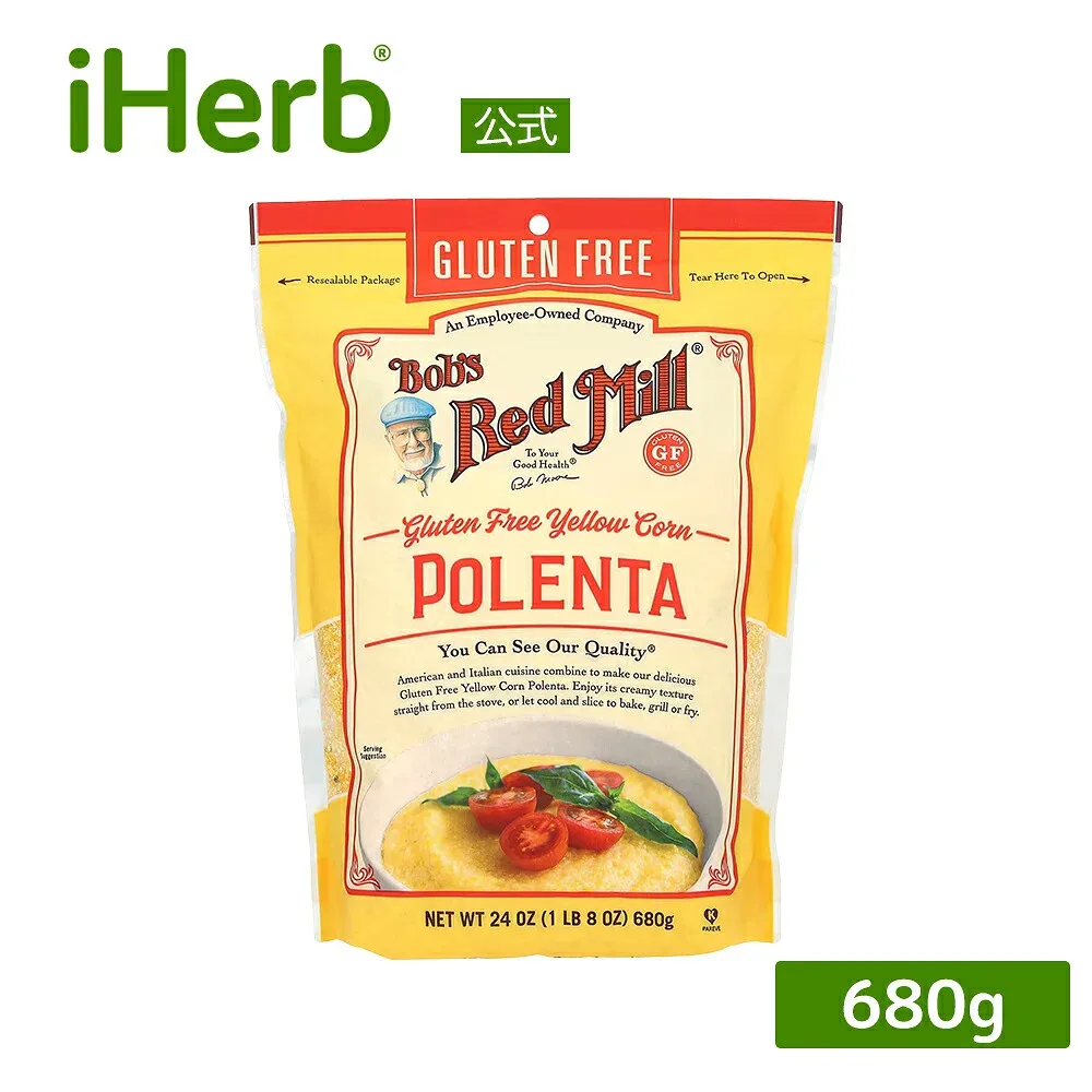 【6,000円以上購入で15%OFFクーポン★10/4 20:00~10/9 01:59】Bob's Red Mill コーングリッツ 【 iHerb アイハーブ 公式 】 ボブズレッドミル ホットシリアル ポレンタ グルテンフリー 680g