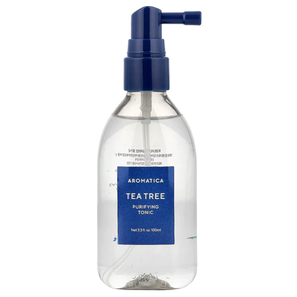 Aromatica ティーツリー ヘアトニック 【 iHerb アイハーブ 公式 】 アロマティカ 頭皮 頭皮用 スカルプ ピューリファイング ピュリファイング トニック ペパーミント リキッド 液体 100ml