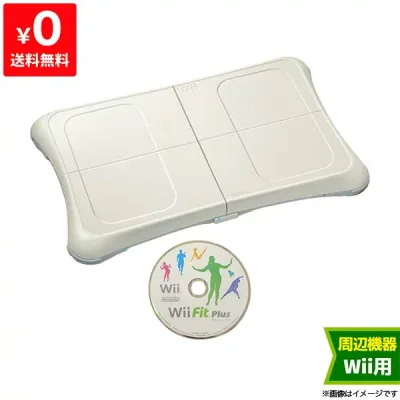 Wii ニンテンドーWiiフィットプラス WiiFitプラス バランスボード ソフト付きすぐ遊べるセット 4902370517927【中古】