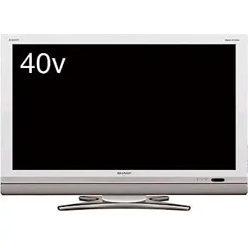 【中古】シャープ 40V型 液晶 テレビ AQUOS LC-40DS6-W フルハイビジョン 2009年モデル