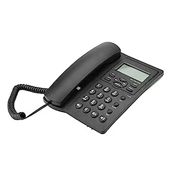 【中古】有線電話 電話機 固定電話 フォン ハンズフリー/リダイヤル機能付き 発信者番号 液晶ディスプレイ & ハンズフリースピーカーフォン付き 卓上電話