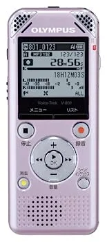 【中古】【非常に良い】OLYMPUS ICレコーダー VoiceTrek 2GB MP3/WMA ステレオ録音 microSD対応 PNK ピンク V-801