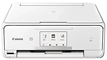 【中古-非常に良い】【輸入・日本仕様】旧モデル Canon インクジェットプリンター複合機 TS8030 WH ホワイト