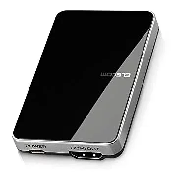 【中古-非常に良い】 エレコム Miracastレシーバー ミラキャスト Windows10スマホ対応 Continuum機能 LDT-MRC02 C