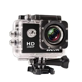 【中古】(非常に良い)「SJCAM正規品」1080P防水 スポーツカメラ マリンスポーツやウインタースポーツに最適! バイクや自転車、カートや車に取り付け可能なスポーツ