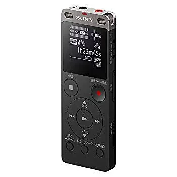 【中古】【非常に良い】ソニー ステレオICレコーダー FMチューナー付 4GB ブラック ICD-UX560F/B w17b8b5