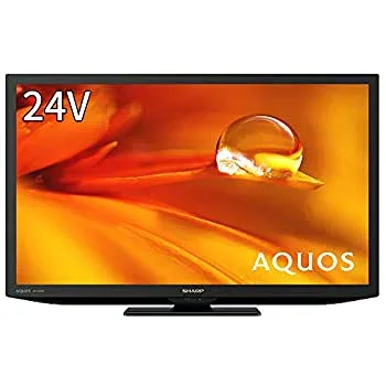 【中古】シャープ 24V型 液晶 テレビ AQUOS 2T-C24DE-B ハイビジョン 外付けHDD裏番組録画対応 2021年モデル ブラック