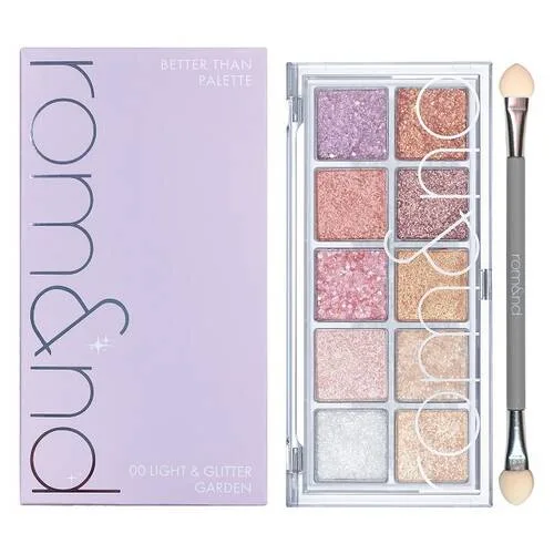 rom&nd (ロムアンド) BETTER THAN PALETTE (ベターザンパレット) 00 LIGHT & GLITTER GARDEN (ライト&グリッターガーデン) <アイシャドウ>