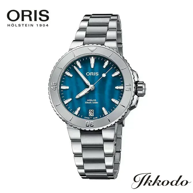 オリス ORIS アクイス デイト AQUIS 36.5mm 30気圧防水 正規品 メンズ腕時計 2年間メーカー保証 01 733 7770 4155-07 8 18 05P 01733777041550781805P