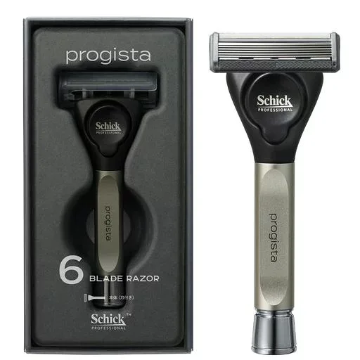 Schick(シック) プロジスタ 6枚刃 ホルダー(刃付き) 男性用 髭剃り カミソリ ひげそり