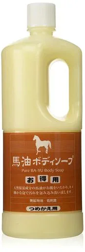 旅美人 アズマ商事の馬油ボディソープ詰め替え用1000ml