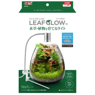ジェックス クリアLED リーフグロー アクアリウム用 水草・植物を育てるライト USB電源 MeGreen ボトルアクア 小型水槽