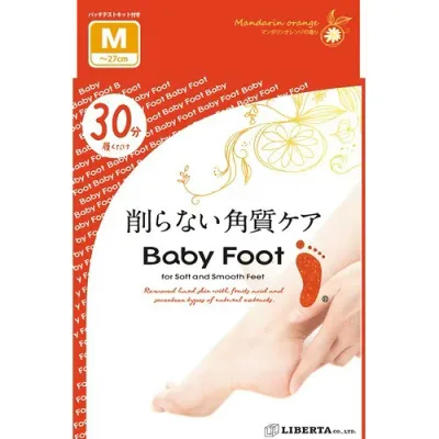 ベビーフット イージーパックSPT スピードタイプ Mサイズベビーフット 角質 かかと 角質ケア しっとこ 知っとこ