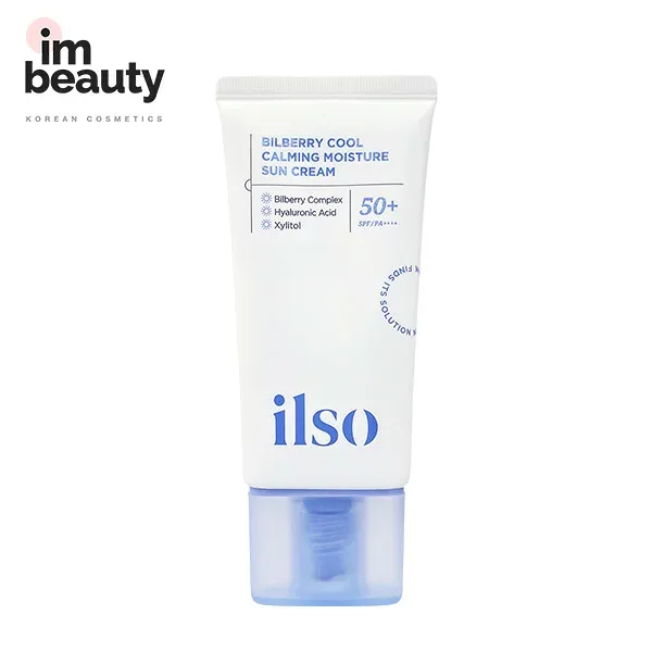 ilso イルソ ビルベリークールカーミング水分日焼け止め 50ml / SPF50+PA++++ / 低刺激クーリングサン / クーリング / 肌の鎮静 / 水分 / 紫外線を強力にカット / 乾燥防止 / 敏感肌 / 韓国コスメ / 韓国発送