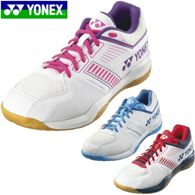ヨネックス YONEX バドミントンシューズ 靴 スニーカー パワークッションストライダーフロー 062 ホワイト/ピンク 784 ホワイト/ネイビー/レッド 207 ホワイト/ブルー 3E 軽量 グリップ性 安定性 エントリーモデル メンズ レディース ユニセックス 用品 バドミントン SHBSF1