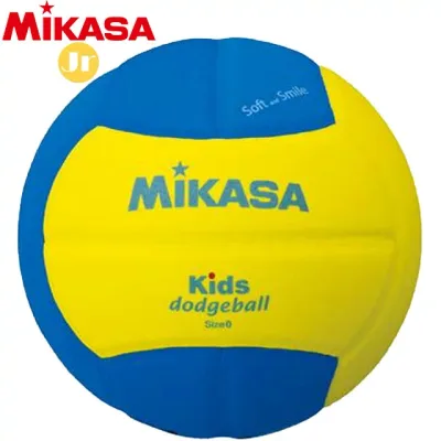 ミカサ MIKASA スマイルドッジボール 0号球 SD00-YBL イエロー/ブルー 軽量150g 小学生 小学校低学年向け 子供 キッズ