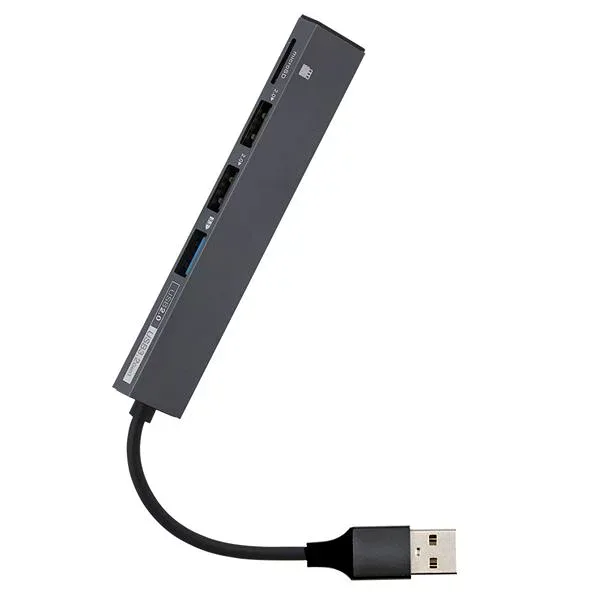 Digio2 USB 極薄極細 3ポートハブ+カードリーダー STIX COM-3MSD093GY AV デジタル デジタル家電 PC PC周辺機器 PCアクセサリー PCサプライ・消耗品 家電 パソコン・周辺機器 ハブ