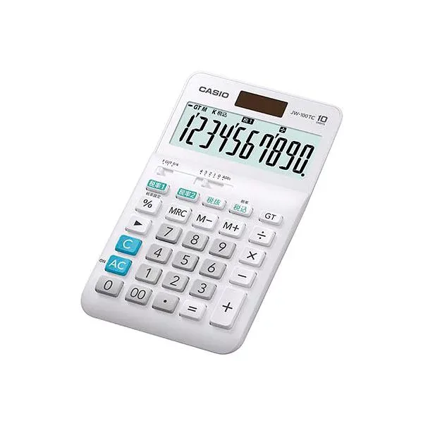 カシオ計算機 W税率電卓 ジャストタイプ 10桁 JW-100TC-N 日用品雑貨・文房具・手芸 文房具・事務用品 文具 オフィス用品 文房具 事務用品 電卓