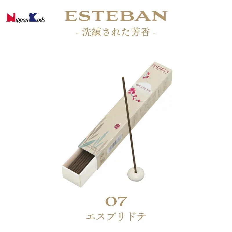 お香 線香 日本香堂 エステバン エスプリドテ 単品 約40本入 ルームインセンス 母の日 父の日 ギフト プレゼント