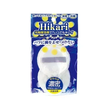 同梱・代引不可光触媒パフ プレストパウダー用 2P×12個セット HS-400P