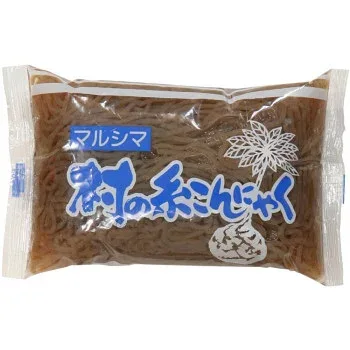 同梱・代引不可マルシマ 村のこんにゃく 糸 220g×10袋 4811