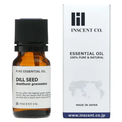 ディルシード 10ml エッセンシャルオイル 精油 アロマオイル アロマ インセント AEAJ 認定精油 日本アロマ環境協会 アロマディフューザー アロマ加湿器【IST】
