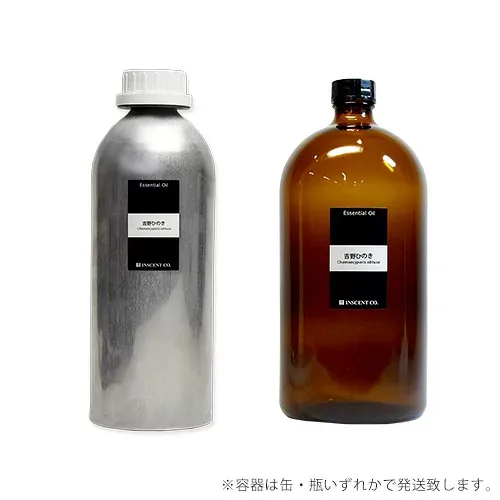 【PRO USE】吉野ひのき 1000ml エッセンシャルオイル 精油 アロマオイル アロマ 大容量 業務用 ひのき油 ヒノキ 檜 インセント AEAJ 認定精油 日本アロマ環境協会 アロマディフューザー アロマ加湿器 (セール対象外商品)