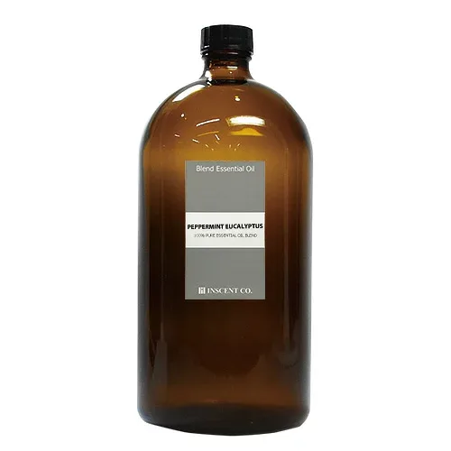 【ブレンドオイル】 ペパーミントユーカリ 1000ml ブレンド 精油 エッセンシャルオイル 大容量 アロマ アロマオイル インセント (セール対象外商品)