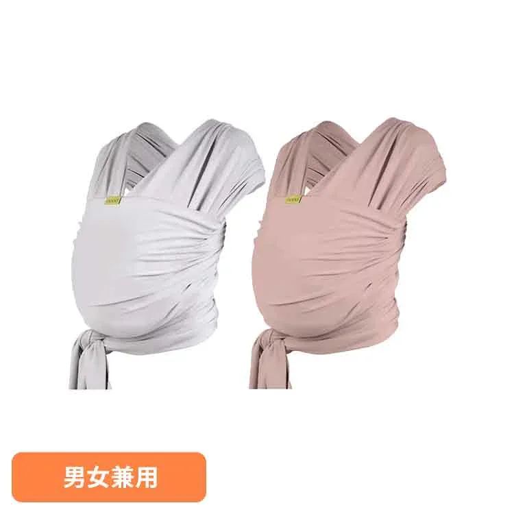 ボバラップ セレニティ BOBW036 BOBW045 抱っこ紐 BobaWrap だっこひも ベビーラップ 新生児から 天然素材 綿素材 コンパクト一枚生地 密着 洗濯可能 出産祝い 男女兼用 ベビーキャリー boba(ボバ) ライトグレー ブルーム