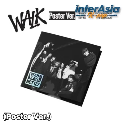 NCT 127 - 6th Album 「WALK」 (Poster Ver.) エヌシーティー 127 SMエンターテインメント kpop 韓国盤 送料無料