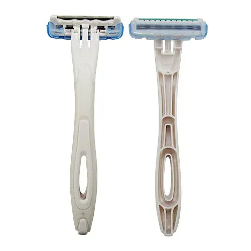 【ホテルアメニティ】【個包装タイプ】【貝印】業務用 使い捨てカミソリ3枚刃 (スムーサー付)【最強翌日配送】【ネコポス】【送料無料】