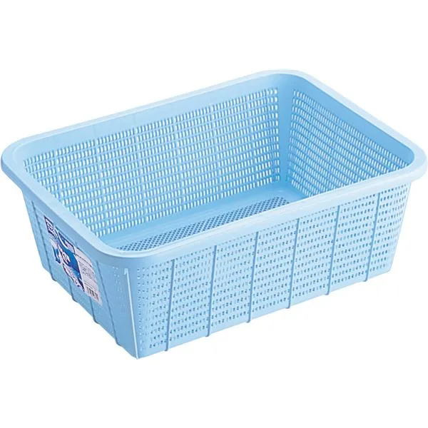 【30セット】 キッチンバスケット/キッチン用品 【DLサイズ】 ブルー 材質:PP メッシュ形状 『HOME&HOME』【代引不可】