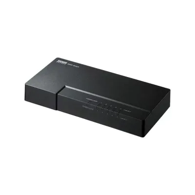 サンワサプライ ギガビット対応 スイッチングハブ(5ポート・マグネット付き) LAN-GIGAP502BK