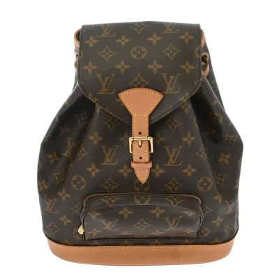 ルイ ヴィトン LOUIS VUITTON モノグラム モンスリ MM ブラウン M51136 モノグラムキャンバス レディース リュック・デイパック ヴィトンバッグ バック ブランド 【ローン48回払い無金利】【中古】