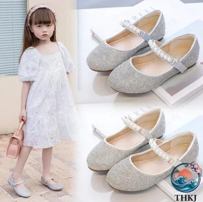 【全品5%ポイント】女の子靴 キッズパンプス 子供フォーマルシューズ リボン プリンセス風 キラキラ 舞台 発表会 結婚式