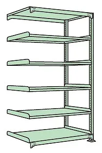 【法人様宛限定】サカエ RL-2525 ラークラック(150kg/段・単体・高さ2100mm・5段)