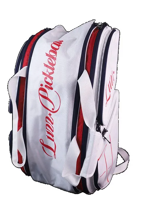 LUZZ ラズ ピックルボール バックパック レッド×ホワイト(Backpack-Red White)ピックルボール バックパック 大容量 パドル・シューズ収納可能 【お取り寄せ】 送料無料