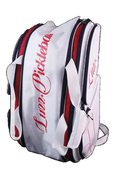 LUZZ ラズ ピックルボール バックパック レッド×ホワイト(Backpack-Red White)ピックルボール バックパック 大容量 パドル・シューズ収納可能 【お取り寄せ】 送料無料