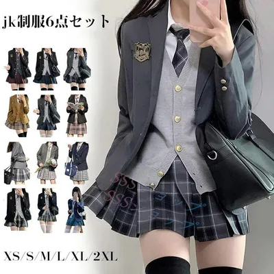 制服 ブレザー コスプレ 入学式 卒業式 成人式 学生服 女の子 レディース 6点セット中学生 高校生 jk制服 女子高生 発表会 学園祭 結婚式 お受験 文化祭 コスプレ フォーマル 七五三スーツ 七五三制服 スクールウェア 学生制服 入学準備