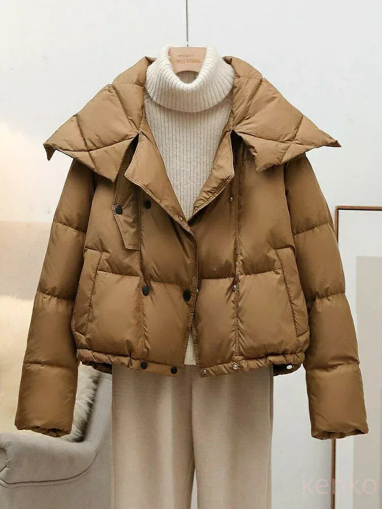 レディース ジャケット コート アウター ダウンコート 軽い ダウンジャケット着痩せ 棉服コート 無地 ショート丈 立ち襟 厚手 防寒ジャケット 厚手