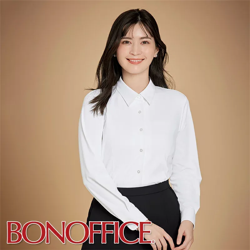 事務服 長袖ブラウス RB4173 BON OFFICE ボンオフィス オフィス フォーマル 事務員 受付 カウンターレディ 制服 ユニフォーム