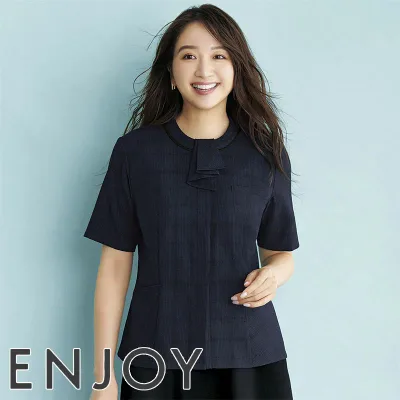 事務服 オーバーブラウス ESA1031 ENJOY エンジョイ 事務服 フォーマル 受付 制服 ユニフォーム