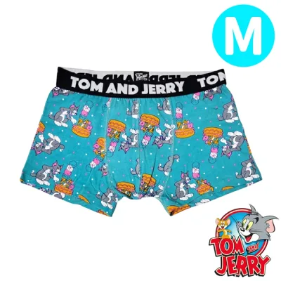 【パンツ3枚購入でメール便送料無料】トムとジェリー ケーキとアイス ボクサーパンツ WB3064 Mサイズ メンズ 見せパン 綿混素材 前閉じ キャラクター ギフトにもおすすめ