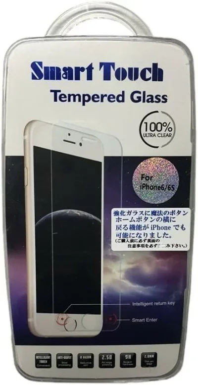 ■スマートタッチガラスフィルム iPhone6 Plus/6s Plus対応 戻る機能搭載フィルム