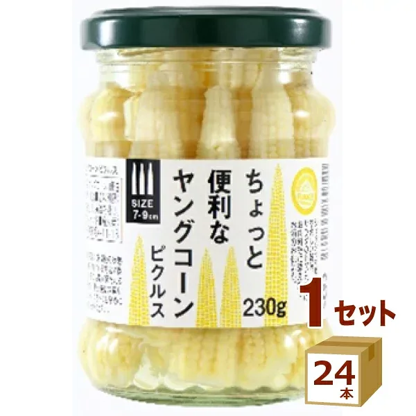 アールグローサリー ちょっと便利な ヤングコーン ピクルス 230g×24本 食品【送料無料※一部地域は除く】 おつまみ サラダ
