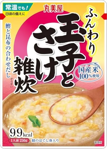 丸美屋 ふんわりたまご 玉子とさけ雑炊 250g×5個