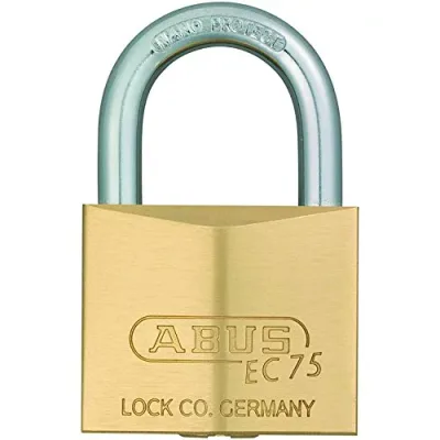 ABUS 真鍮南京錠 EC75/40 KD ディンプルシリンダー バラ番