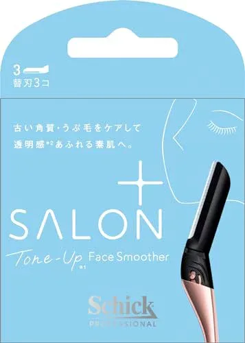 Schick(シック) サロンプラス トーンアップ フェイススムーサー 替刃(3コ入) 女性用 カミソリ