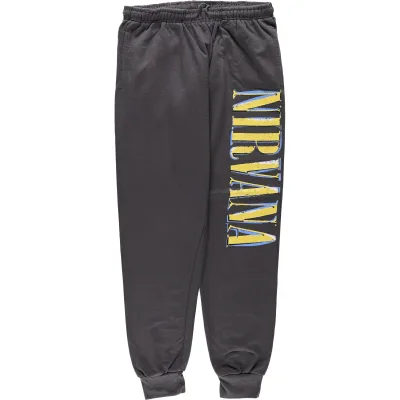 古着 NIRVANA ニルヴァ—ナ バンド スウェットパンツ メンズL相当 /eaa677371 【中古】 【261012】