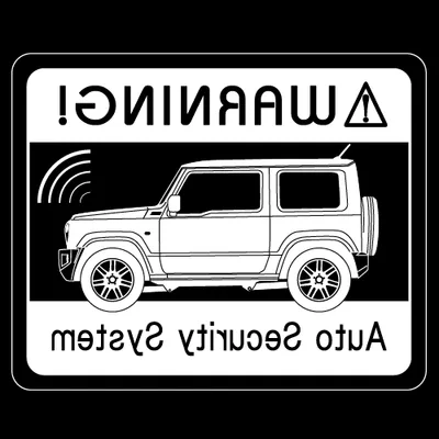セキュリティステッカー(Jimny4代目タイプ)